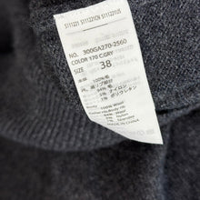 画像をギャラリービューアに読み込む, ENFOLD エンフォルド 23AW WIDE CIRCLE PULLOVER ワイドサークルニット300GA270-2560 38 グレー 14704