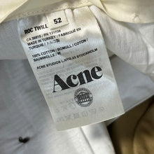 Load image into Gallery viewer, Acne アクネ ROC TWILL コットンスリムチノパンツ