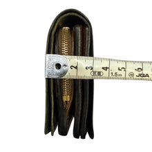 Lade das Bild in den Galerie-Viewer, forme フォルメ Short wallet Baby calf 財布 ショートウォレット ブラック 15526
