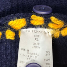 Lade das Bild in den Galerie-Viewer, PHINGERIN フィンガリン 25AW PG1 POCKET CARDIGAN ポケットカーディガン PD-252-KN-021 XL ネイビー 15283