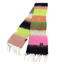 画像をギャラリービューアに読み込む, Hijos de Cecilio ヒジョスデセシリオ マルチカラーモヘヤストール マフラー ミックス 2853