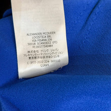 画像をギャラリービューアに読み込む, Alexander McQueen アレキサンダーマックイーン オフショルダーニットトップス Tシャツ 669510 M ブルー 14959