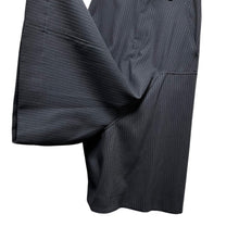 Lade das Bild in den Galerie-Viewer, COMME des GARCONS コムデギャルソン 14AW ストライプ柄スカートライク変形パンツ GN-P015 13900