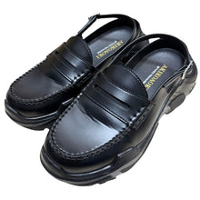 画像をギャラリービューアに読み込む, AKIKOAOKI THREE TREASURES アキコアオキ スリートレジャーズ demi フェイクレザーローファーフェイスストラップスニーカーソールサンダル AAI036FW23 14194