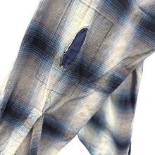 Load image into Gallery viewer, BOWWOW バウワウ 24AW RAYON CHECK SHIRTS REPAIRED オンブレチェックリペアシャツ 14225