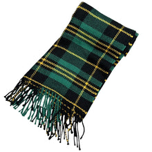 画像をギャラリービューアに読み込む, THE INOUE BROTHERS ザイノウエブラザーズ 25AW Market Check Scarf チェック柄アルパカスカーフ ストール マフラー グリーン 15565