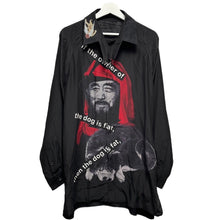 画像をギャラリービューアに読み込む, Yohji Yamamoto POUR HOMME ヨウジヤマモトプールオム 24SS DOG AND ELDERLY PERSON SHIRT プリントシルクシャツ HS-B33-418