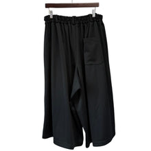 画像をギャラリービューアに読み込む, S'YTE by yohji yamamoto サイト ヨウジヤマモト PE/SMOOTH JERSEY CULOTTE PANTS ポリエステルジャージーワイドキュロットパンツ UT-P11-902 3 ブラック 14814