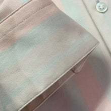 Load image into Gallery viewer, OVERCOAT オーバーコート 23SS Dropped Shoulder Hoody Top ストライプフードシャツ S23T011-NKWS 1 ピンク 15308