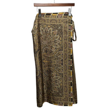 画像をギャラリービューアに読み込む, robe de chambre COMME des GARCONS ローブドシャンブルコムデギャルソン 90's ペイズリー柄シルク巻きスカート AD1998 14216