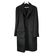 画像をギャラリービューアに読み込む, REGULATION Yohji Yamamoto レギュレーションヨウジヤマモト 24AW Re ARMY GABARDINE S-3BS NOTCHED LAPEL LONG JACKET ドクタージャケット HO-J03-141 14271