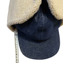 画像をギャラリービューアに読み込む, STELLA McCARTNEY ステラ マッカートニー フライトデニムキャップ イヤーフラップボアキャップ 14156