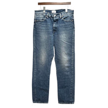 画像をギャラリービューアに読み込む, TANAKA タナカ THE STRAIGHT JEAN TROUSERS VINTAGE BLUE ストレートデニムパンツ ST-126