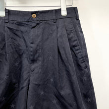 Load image into Gallery viewer, COMME des GARCONS COMME des GARCONS コムコム コムデギャルソン 15SS ポリエステル縮絨加工スタープリント2タックショートパンツ RO-P003
