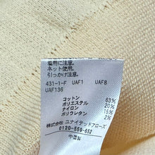 画像をギャラリービューアに読み込む, 6(ROKU) BEAUTY & YOUTH ロク ビューティーアンドユース 26SS カラーラインポロニット F オフホワイト 15512