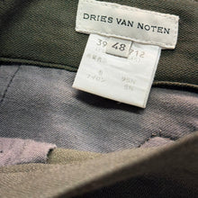 이미지를 갤러리 뷰어에 로드 , DRIES VAN NOTEN ドリスヴァンノッテン ウールワイドスラックスパンツ 48 カーキ 15751