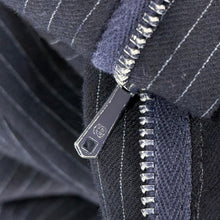 画像をギャラリービューアに読み込む, YVES SAINT LAURENT イヴサンローラン フランス製 ストライプセットアップスーツ ジャケット スラックス 古着 ヴィンテージ 14308