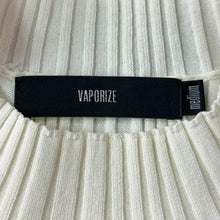 画像をギャラリービューアに読み込む, Vaporize ヴェイパライズ 22AW Random Rib Hi Neck リブ編みストレッチハイネックカットソー M アイボリー 15363
