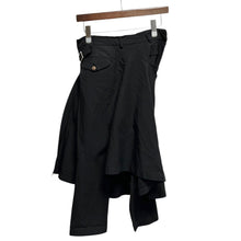 Load image into Gallery viewer, COMME des GARCONS COMME des GARCONS コムコム コムデギャルソン 15SS ポリエステル縮絨加工スカートレイヤードデザインパンツ RM-P004 13897