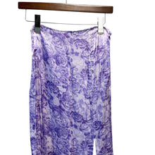 画像をギャラリービューアに読み込む, GANNI ガニー 20SS スリットデザイン花柄レーヨンスカート 14157