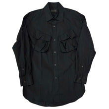 画像をギャラリービューアに読み込む, S'YTE by yohji yamamoto サイト ヨウジヤマモト COTTON BROAD CLOTH DECONSTRUCTED CHEST POCKETS SHIRT ポケットデザインシャツ UY-B16-080 14242
