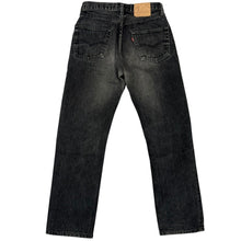 Load image into Gallery viewer, Levi's リーバイス UK製 501 ブラックデニムパンツ W31 L32 15581