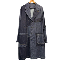 画像をギャラリービューアに読み込む, S'YTE サイト 24AW 7oz DENIM CRAZY PATCHWORK SHOP COAT デニムパッチワークショップコート UB-C05-015 3 インディゴ 15175