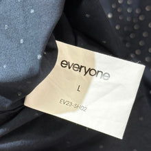 画像をギャラリービューアに読み込む, everyone エブリワン dot button-down short sleeve shirt ボタンダウンドット柄半袖シャツ EV23-SH02 L ネイビー 15074