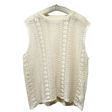 画像をギャラリービューアに読み込む, OUR LEGACY アワーレガシー 20SS Box Sleeveless クロシェ編みニットベスト ノースリーブカットソー M2206BO 46 アイボリー 3496