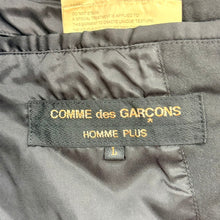 画像をギャラリービューアに読み込む, COMME des GARCONS HOMME PLUS コムデギャルソンオムプリュス ポリエステル縮絨ジャケット PZ-J008 AD2024 L ブラック 15297