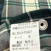 将图片加载到图库查看器,ZUCCA ズッカ 01AW archive マルチボタンチェック柄プリーツスカート M ミックス 15611