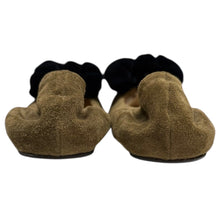 Load image into Gallery viewer, LANVIN ランバン 07AW スウェードレザーベロアリボンデザインバレエシューズ パンプス 14521