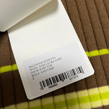 画像をギャラリービューアに読み込む, WALES BONNER ウェールズボナー 23AW SHOW KNIT TOP リブ編みタイトニットセーター MA23KN08-KN09