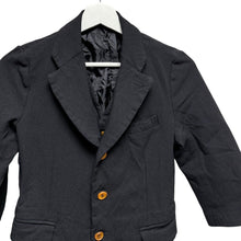 Load image into Gallery viewer, COMME des GARCONS コムデギャルソン 09AW ポリエステル縮絨加工ベストレイヤード7分袖ジャケット GD-J079 AD2009 13759