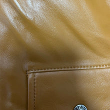 Load image into Gallery viewer, A BATHING APE アベイシングエイプ SAMPLE サンプル シープスキンシャークフルジップ1stカモライニングレザーライダースジャケット L ブラウン 3464