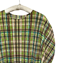 画像をギャラリービューアに読み込む, PLEATS PLEASE ISSEY MIYAKE プリーツプリーズイッセイミヤケ チェック柄サークルプルオーバーカットソー Tシャツ PP11-FK841