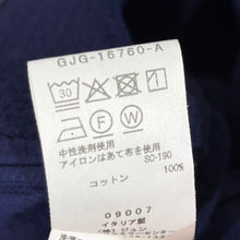 将图片加载到图库查看器,Salvatore Piccolo サルヴァトーレピッコロ SFRANGI ALBERTO シアサッカーカットオフスタンドカラーシャツ GJG-16760 L ネイビー 15856