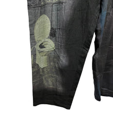 画像をギャラリービューアに読み込む, Yohji Yamamoto POUR HOMME ヨウジヤマモトプールオム 24SS 異素材切替グラフィックイージーパンツ HS-P63-818