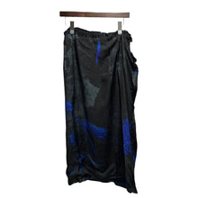 将图片加载到图库查看器,Y's ワイズ 24SS CUPRO TWILL ETHNIC FLOWER PRINT FLAP SKIRT キュプライージースカート YS-S12-217
