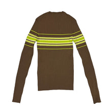画像をギャラリービューアに読み込む, WALES BONNER ウェールズボナー 23AW SHOW KNIT TOP リブ編みタイトニットセーター MA23KN08-KN09