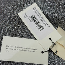 Load image into Gallery viewer, DRIES VAN NOTEN ドリスヴァンノッテン 25SS Oversized Metallic Sweater オーバーサイズメタリックニット M シルバー R14728