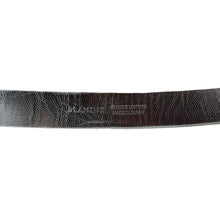 Load image into Gallery viewer, BLAMINK ブラミンク P GENUINE JAMALE BELT メタリックシルバーレザーベルト