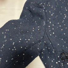 画像をギャラリービューアに読み込む, Rene ルネ TISSUE社製 スパンコールノーカラージャケット スカート セットアップ