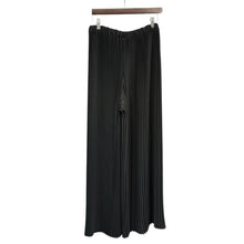 Load image into Gallery viewer, ENFOLD エンフォルド 20AW ライトクロスブラックプリーツワイドパンツ 300DA431-1490 14588