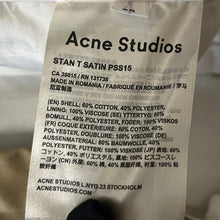 画像をギャラリービューアに読み込む, Acne Studios アクネストゥディオズ STAN T SATIN PSS15 スリムチノパンツ 50 ベージュ 3527