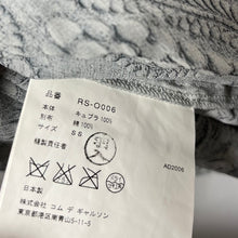 Load image into Gallery viewer, COMME des GARCONS COMME des GARCONS コムコム コムデギャルソン 07SS 断ち切りデザイン総柄シースルーワンピース