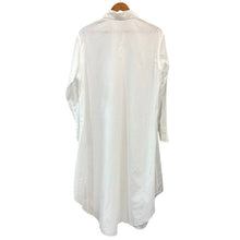 Lade das Bild in den Galerie-Viewer, power of the WHITE yohji yamamoto パワーオブザホワイトヨウジヤマモト 60/-LAWN LONG DRESS SHIRT ロングドレスシャツ PE-B63-004 1 ホワイト 15809