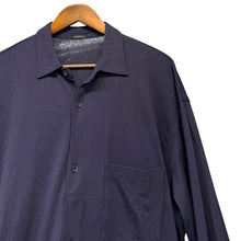 Load image into Gallery viewer, COMOLI コモリ 23SS COTTON JERSEY COMOLI SHIRT コットンジャージーシャツ X01-05016 3 ネイビー 15837