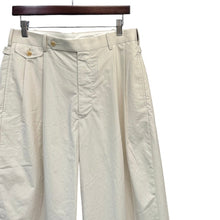 이미지를 갤러리 뷰어에 로드 , A.PRESSE アプレッセ 25SS High Density Weather Cloth Trousers コットンシルクワイドパンツ 25SAP-04-15H 1 アイボリー 15767