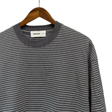 画像をギャラリービューアに読み込む, everyone エブリワン 23SS border short sleeve tee shirts ボーダー柄半袖Tシャツ EV23-CS08 L グレー 15062